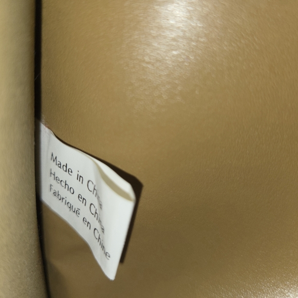 Vintage Red Y2K Baguette Bag Cut Out Flower Design Tan Trim Slouchy - Picture 4 of 11